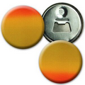2 1/4" Diameter Magnetic Bottle Opener w/ 3D Lenticular Effects - Brown/Yellow/Orange (Blank)